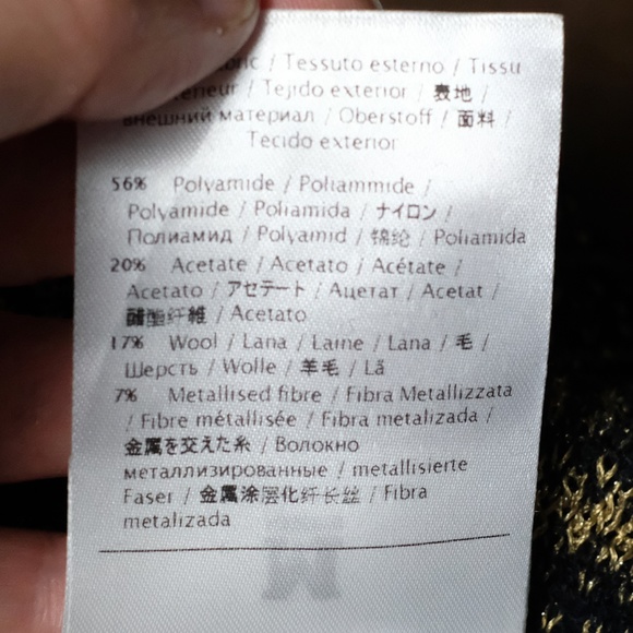 M Missoni Gold, Black, Striped, Knit Top - Picture 8 of 11